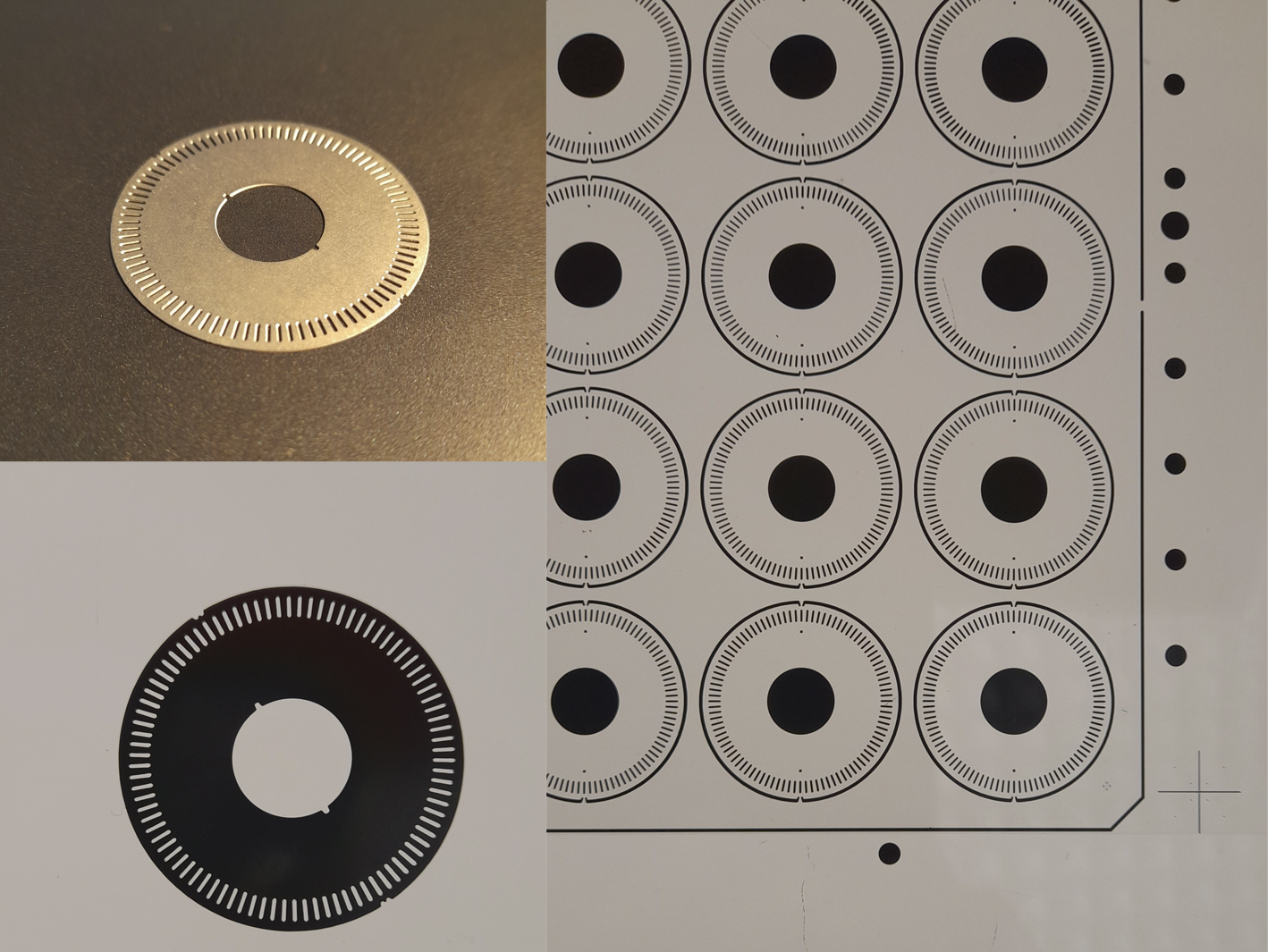 dischi encoder motori passo passo